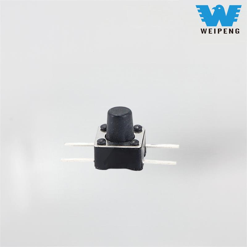 6X6 SMD тактильді қосқыш жалпақ төрт түйреуіш