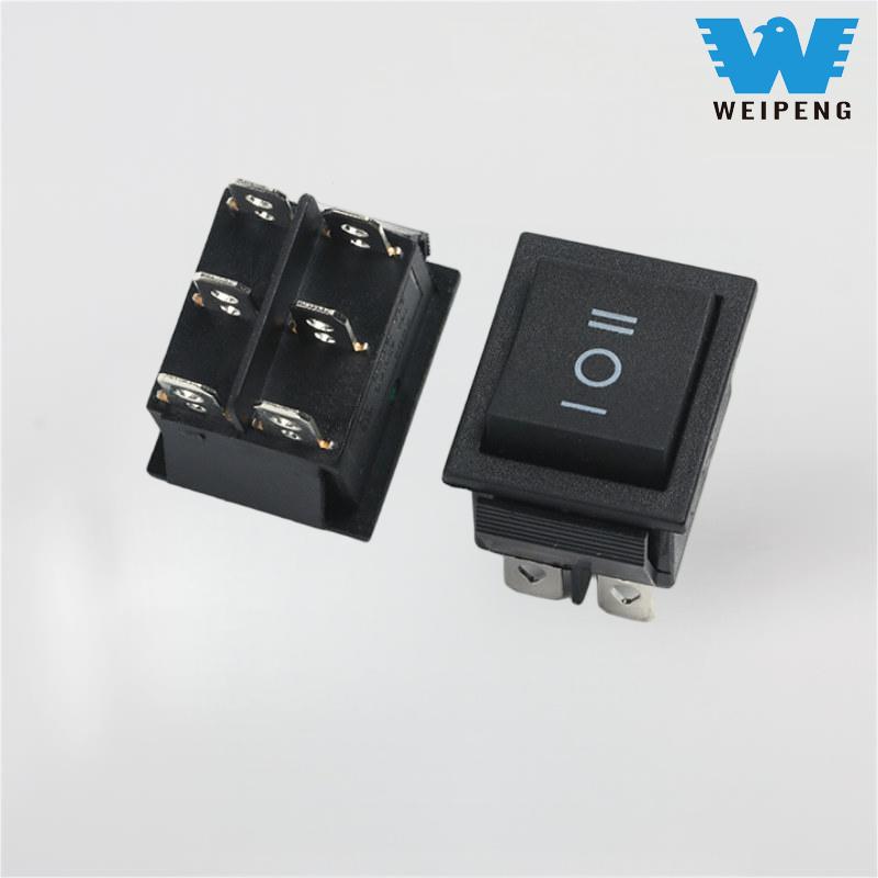 KCD4 қара рокер қосқышы 31*25мм 16А 250В