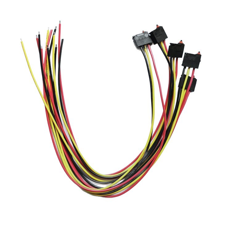 Үш ұзын сымды зарядтау зеңбірекіне арналған су өткізбейтін микро қосқыш