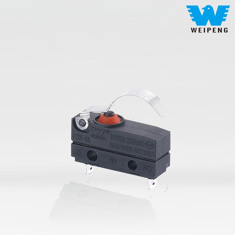 Weipeng 10A Side-Exit IP67 автокөлік орындықтарының микро ауыстырып-қосқышын өндіруші